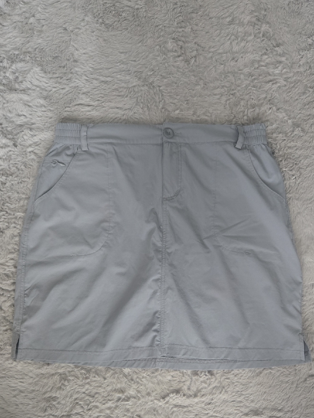 Willit Light Gray Casual Women's Skort - Comfortable Everyday Wear